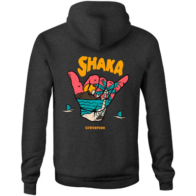 SHAKA - Mens Pocket Hoodie - BACK PRINT