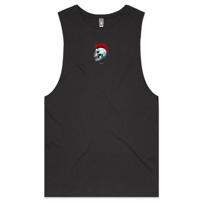 FACE 2 FACE - Mens Sleeveless T-Shirt - BACK PRINT