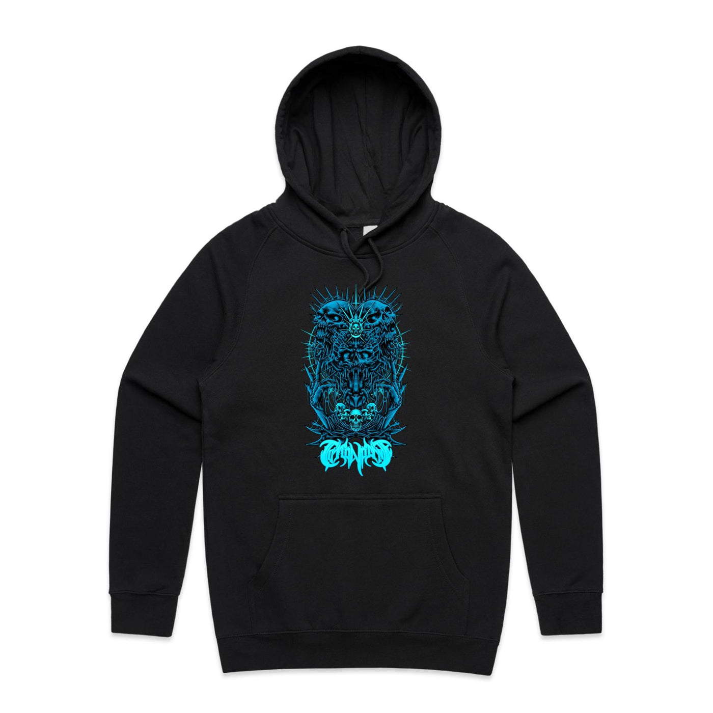 PARANOID - Mens Pocket Hoodie - FRONT PRINT