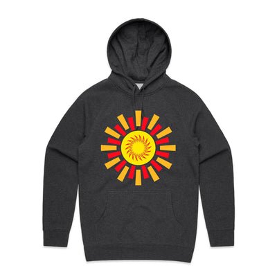 SUNDANCE II (R) - Mens Pocket Hoodie - FRONT PRINT