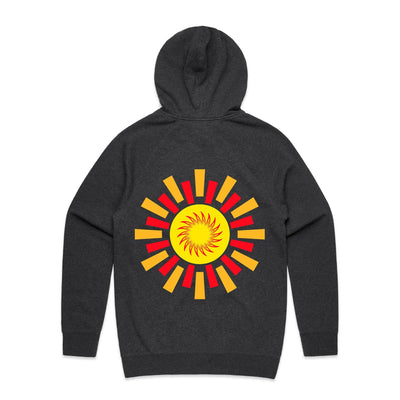 SUNDANCE II (R) - Mens Pocket Hoodie - BACK PRINT