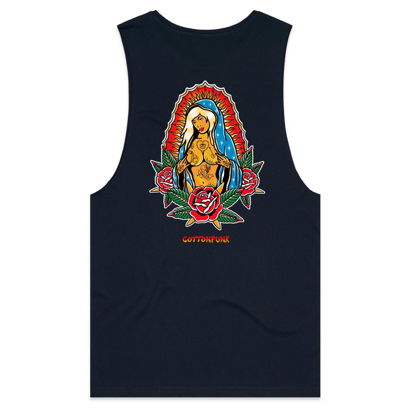 PRAY FOR BETTER TIMES - Mens Sleeveless T-Shirt - BACK PRINT