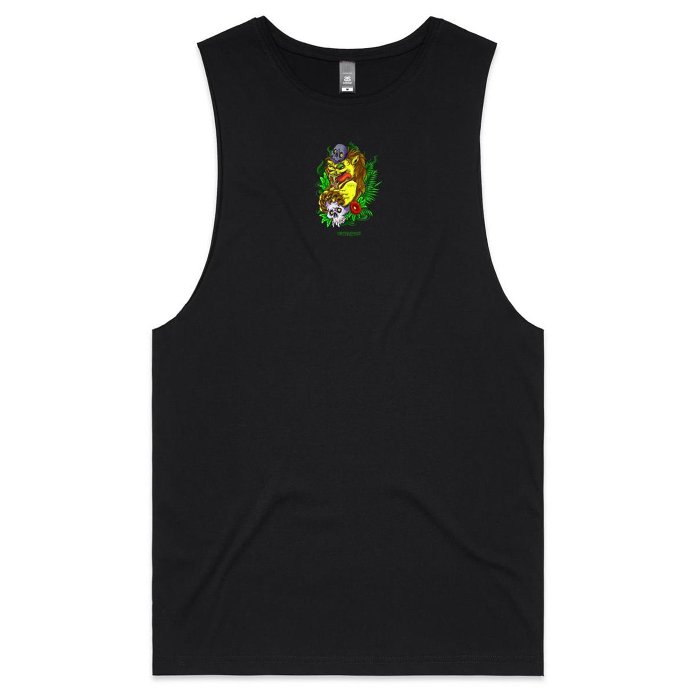 LION (R) - Mens Sleeveless T-Shirt - BACK PRINT