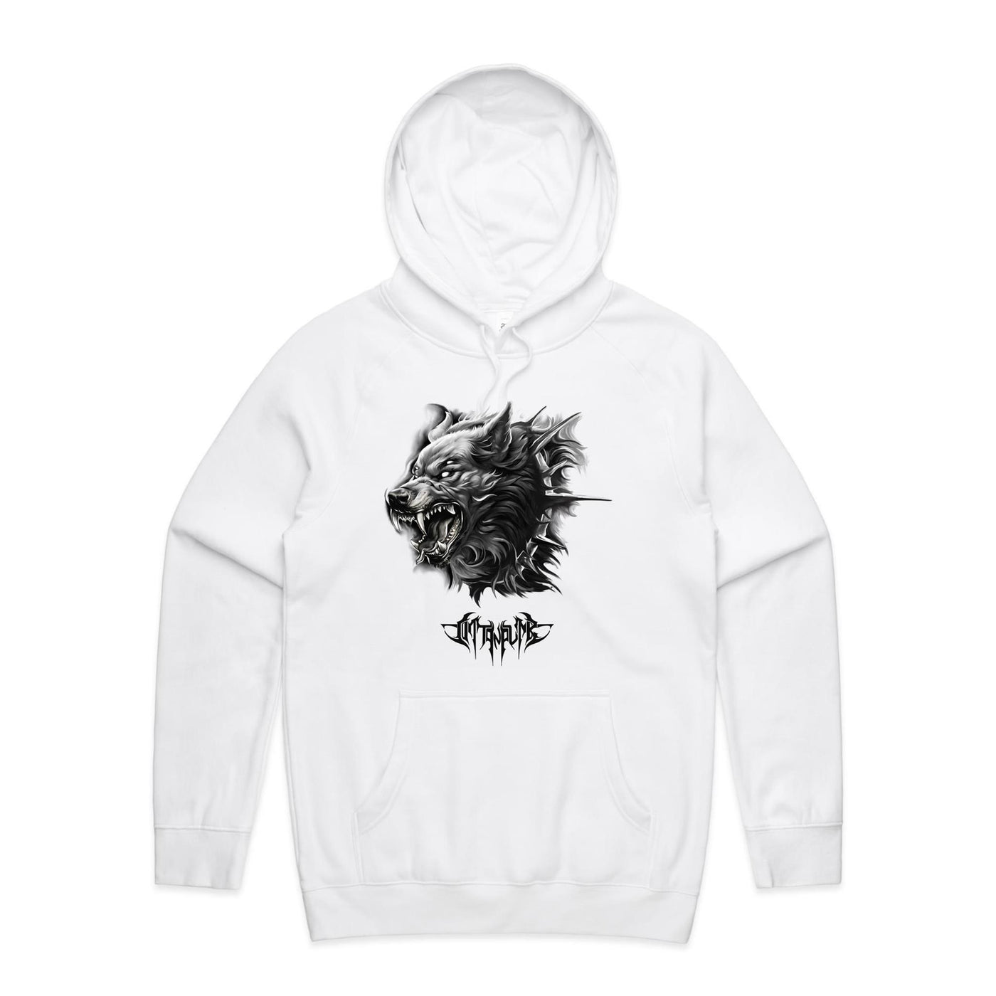 WEREWOLF - Mens Pocket Hoodie - FRONT PRINT