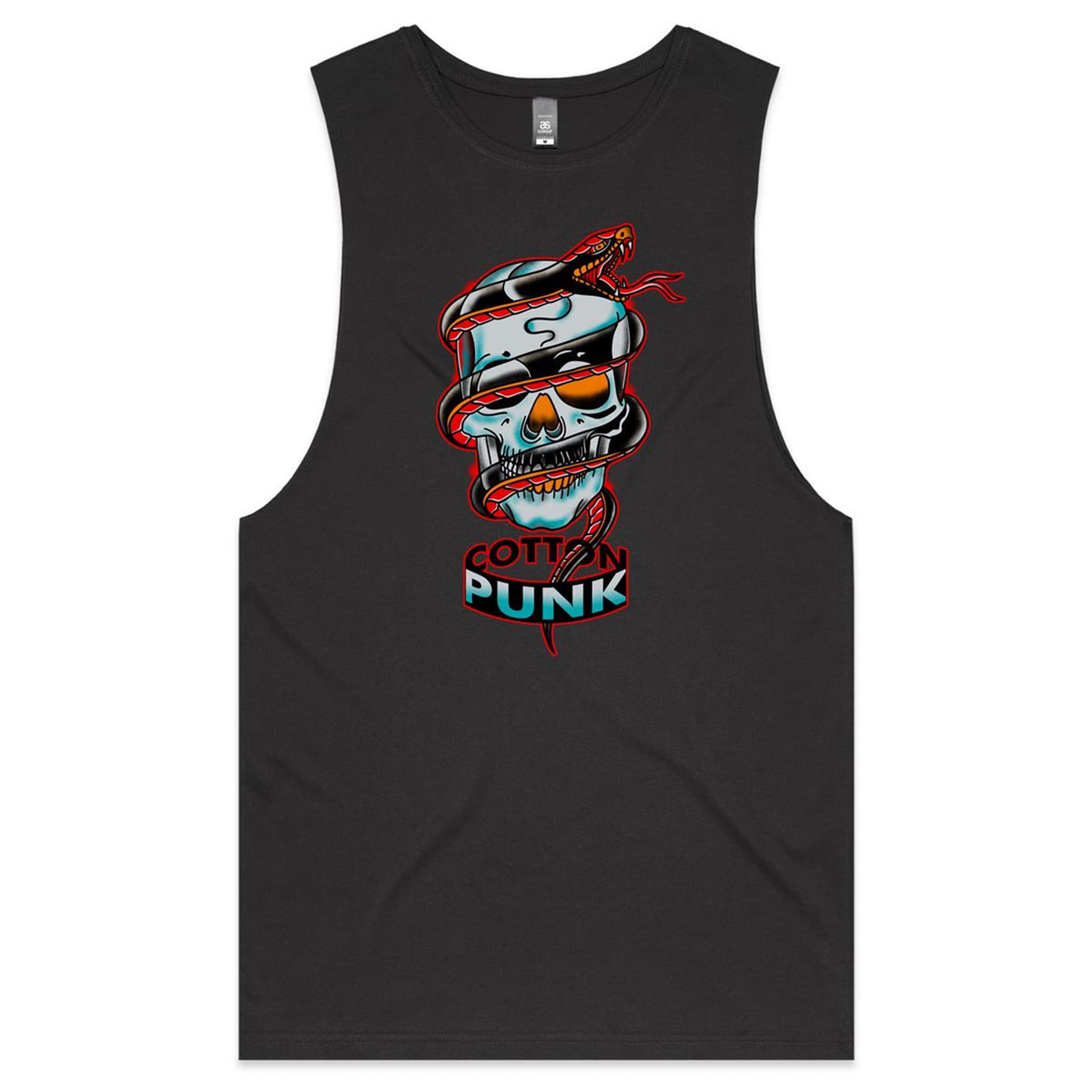 WRAPPED - Mens Sleeveless T-Shirt - FRONT PRINT