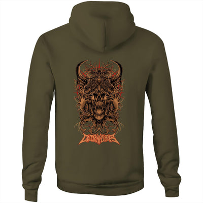 BLACK MAGIC III - Mens Pocket Hoodie - BACK PRINT