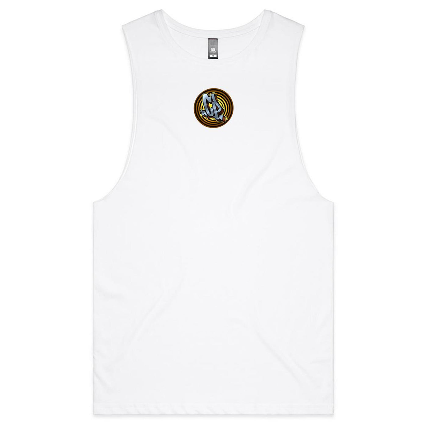 BASS IN YOUR FACE II - Mens Sleeveless T-Shirt - BACK PRINT