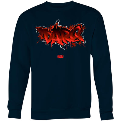 DARQ - Mens Sweatshirt - FRONT PRINT