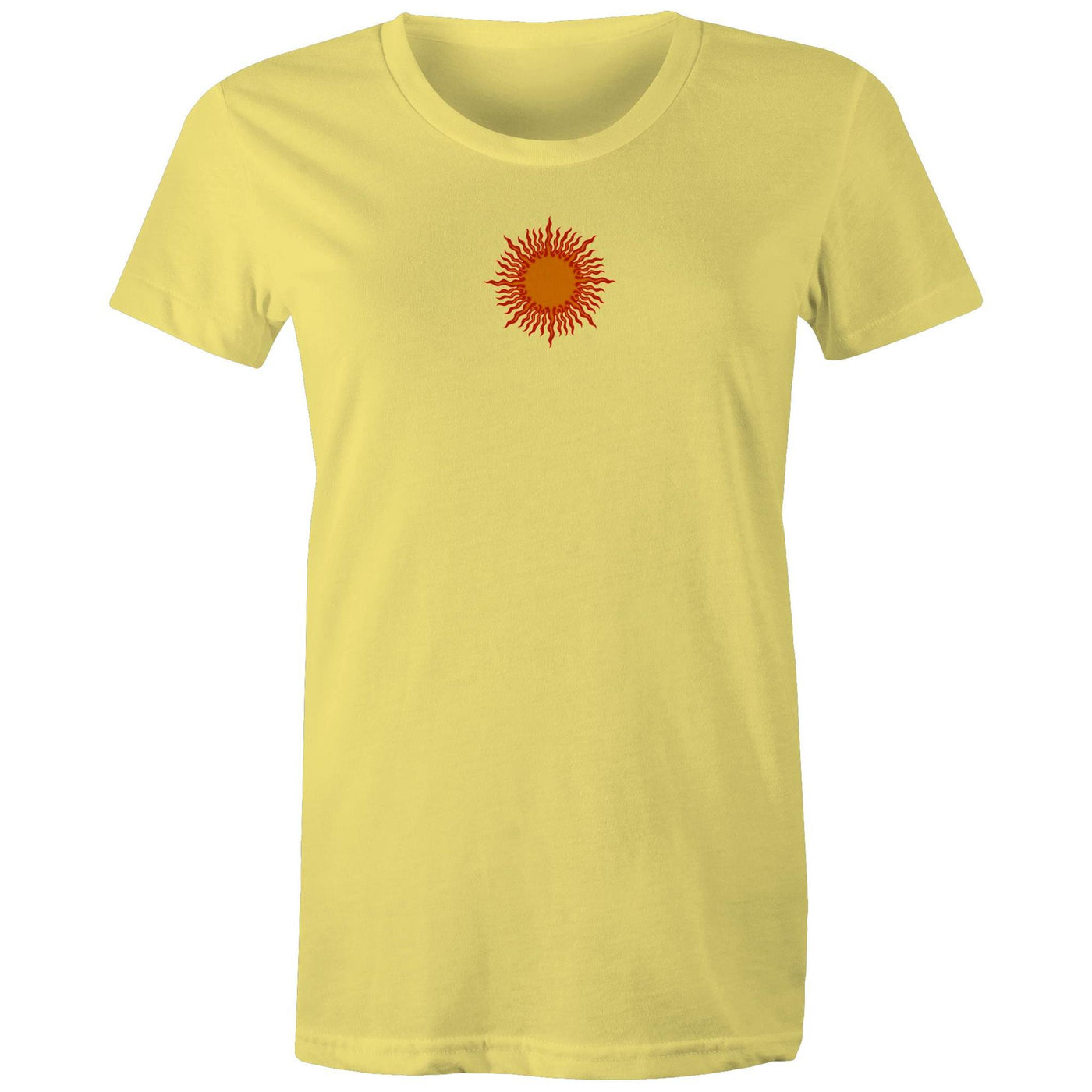 SUNSET VIBES (W) - Womens T-Shirt - BACK PRINT