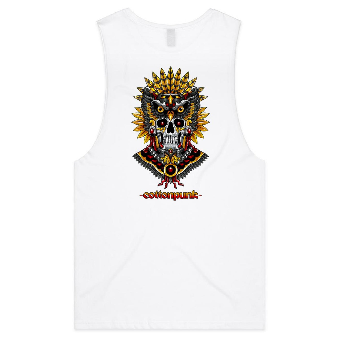 PRAY TO YOUR GODS - Mens Sleeveless T-Shirt - BACK PRINT