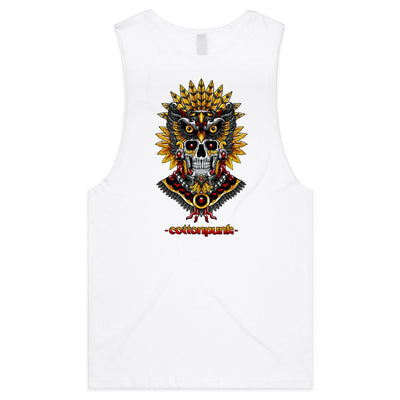 PRAY TO YOUR GODS - Mens Sleeveless T-Shirt - BACK PRINT