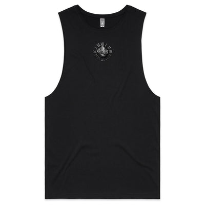 TIME MACHINE - Mens Sleeveless T-Shirt - BACK PRINT