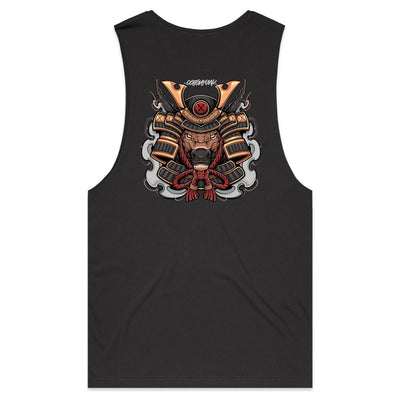 SPIRIT OX - Mens Sleeveless T-Shirt - BACK PRINT