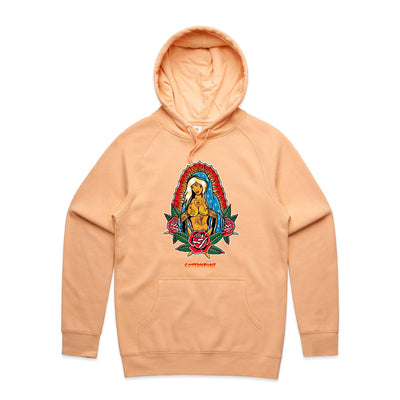 PRAY FOR BETTER TIMES - Mens Pocket Hoodie - FRONT PRINT