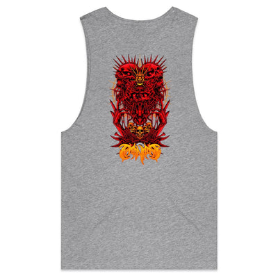 PARANOID III - Mens Sleeveless T-Shirt - BACK PRINT