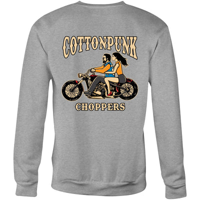 COTTONPUNK CHOPPERS - Mens Sweatshirt - BACK PRINT