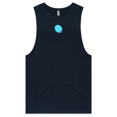 CARDANO - Mens Sleeveless T-Shirt - BACK PRINT