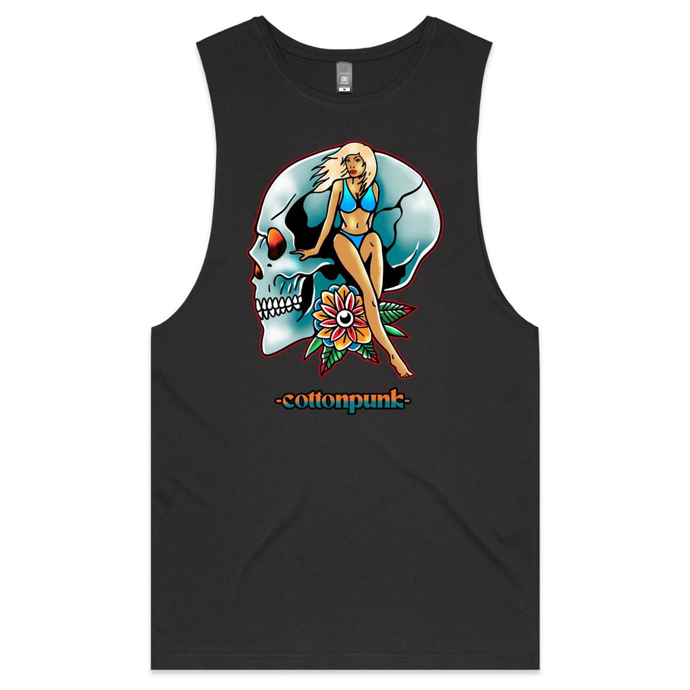 NEVER R.I.P - Mens Sleeveless T-Shirt - FRONT PRINT