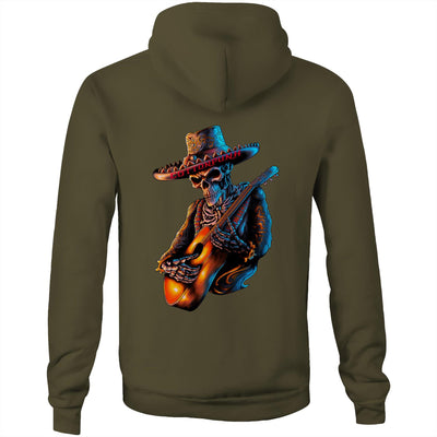 MARIACHI 2 - Mens Pocket Hoodie - BACK PRINT