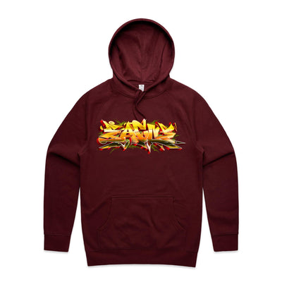 EAGLE (R) - Mens Pocket Hoodie - FRONT PRINT