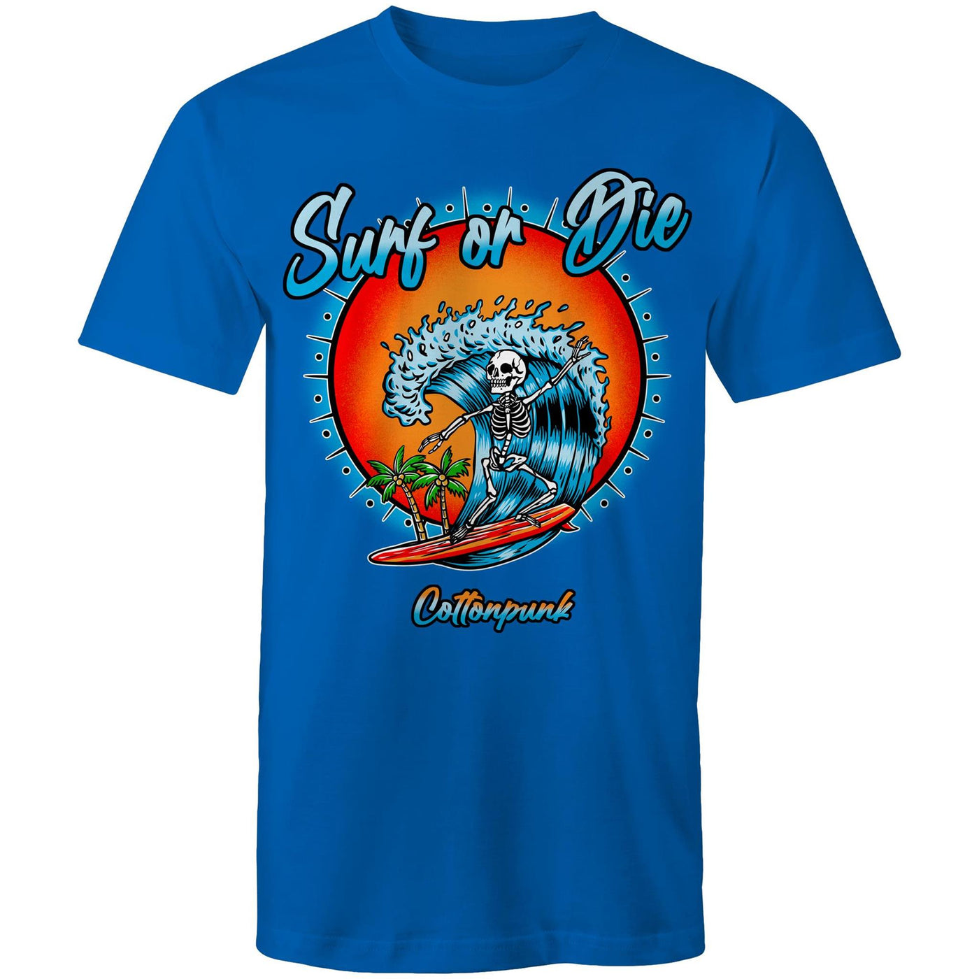 DYING FOR A SURF - Mens T-Shirt - FRONT PRINT