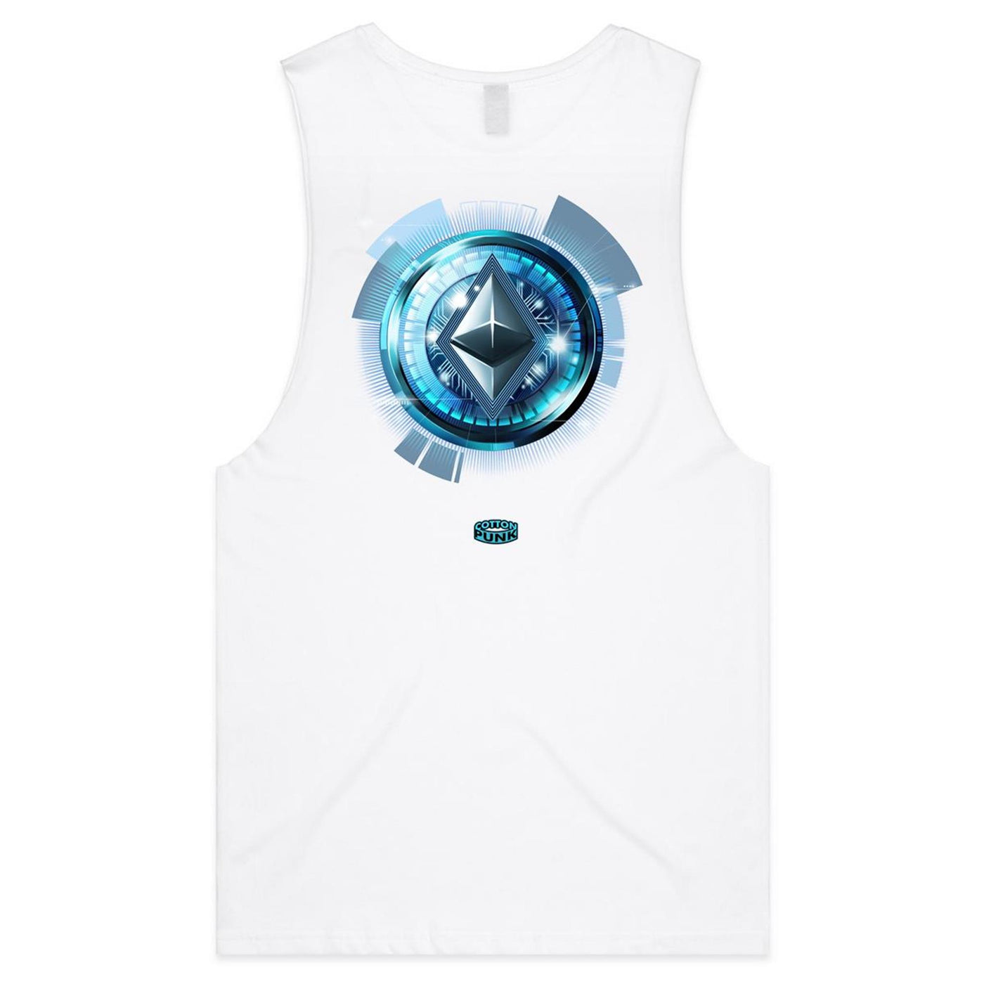 ETHEREUM - Mens Sleeveless T-Shirt - BACK PRINT