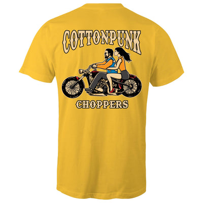 COTTONPUNK CHOPPERS - Mens T-Shirt - BACK PRINT