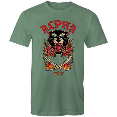 ALPHA - Mens T-Shirt - FRONT PRINT