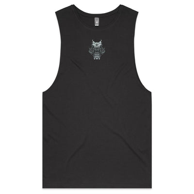 ALMOST HUMAN IV - Mens Sleeveless T-Shirt - BACK PRINT