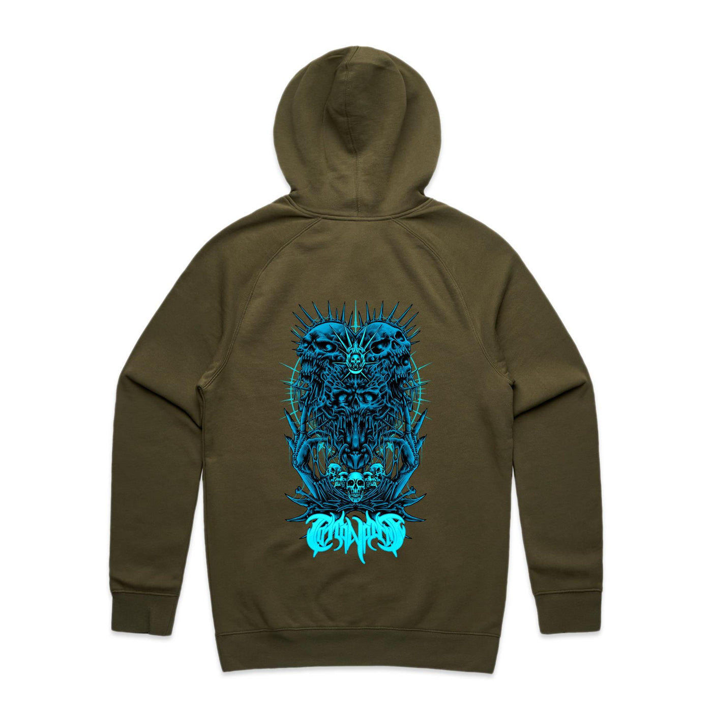 PARANOID - Mens Pocket Hoodie - BACK PRINT