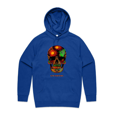 DEATH BY SUNSET - Mens Pocket Hoodie - FRONT PRINT