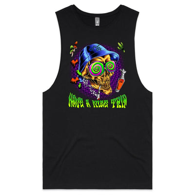 HAVE A NICE TRIP - Mens Sleeveless T-Shirt - FRONT PRINT