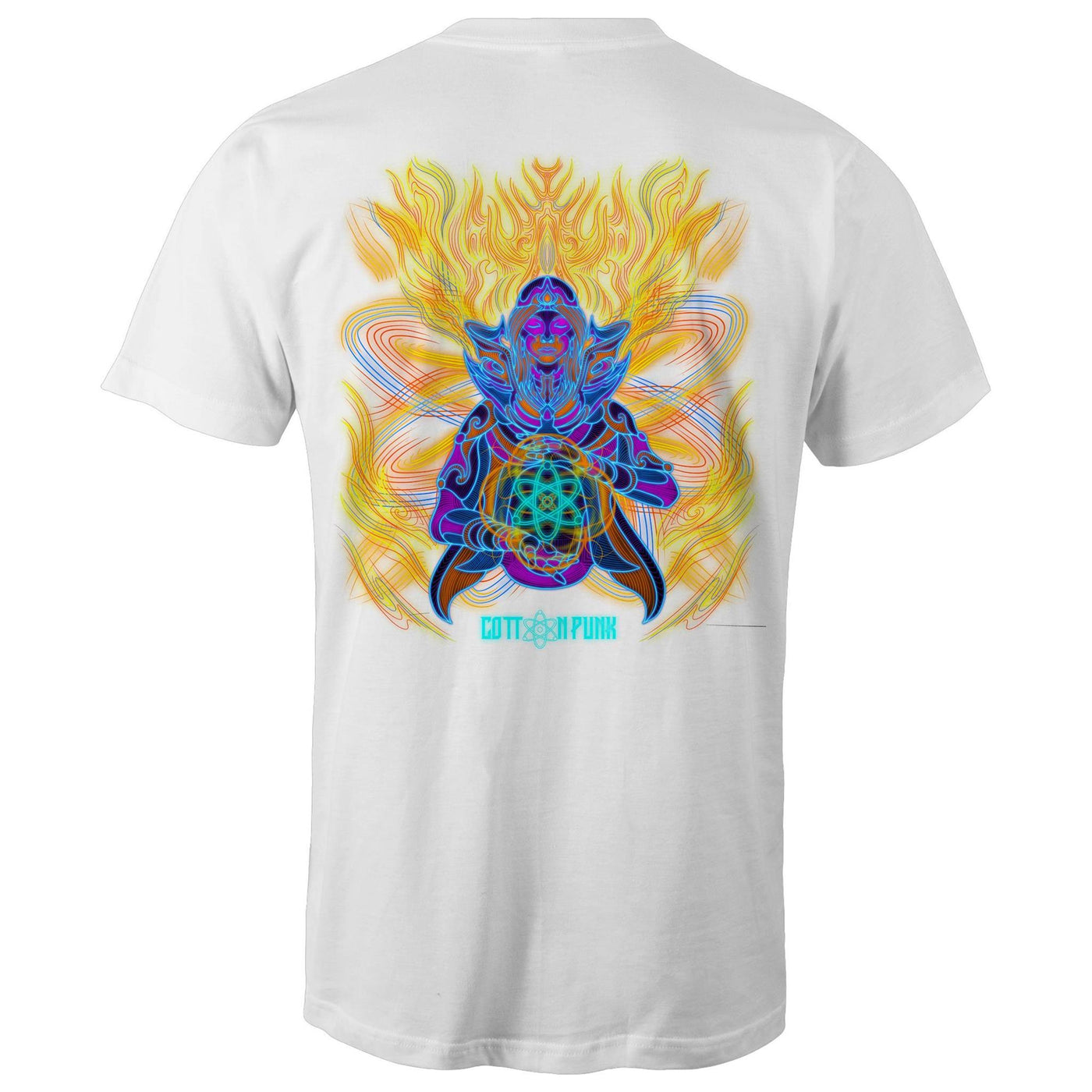 COSMIC ENERGY INFERNO - Mens T-Shirt - BACK PRINT