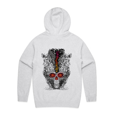 FRAGMENTED DETOX - Mens Pocket Hoodie - BACK PRINT