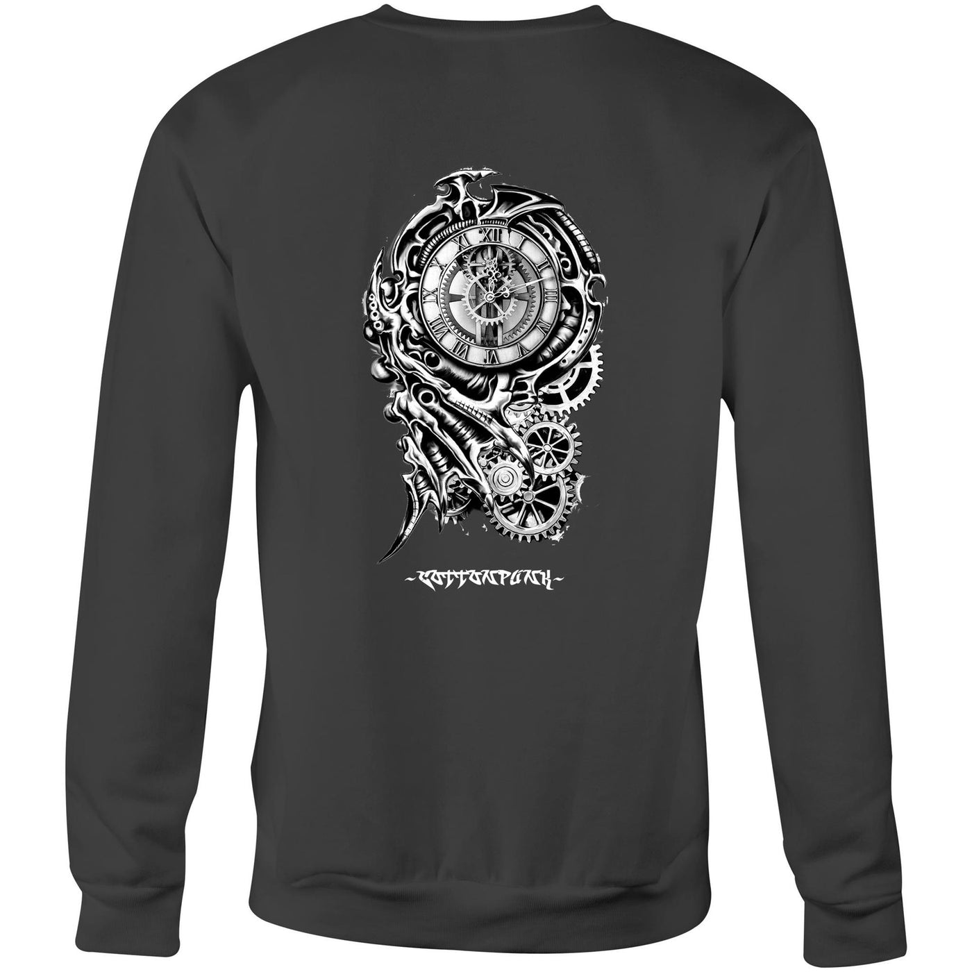 TIME KILLA 2 - Mens Sweatshirt - BACK PRINT