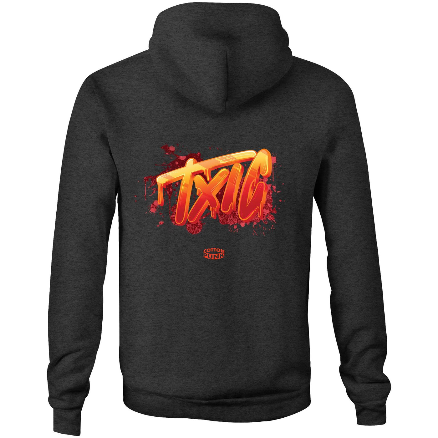 TXIC - Mens Pocket Hoodie - BACK PRINT