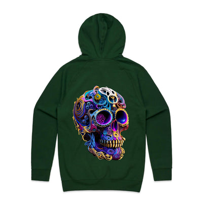 GEARS OF TIME - Mens Pocket Hoodie - BACK PRINT