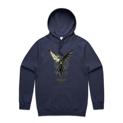 SKULL REAPER - Mens Pocket Hoodie - FRONT PRINT