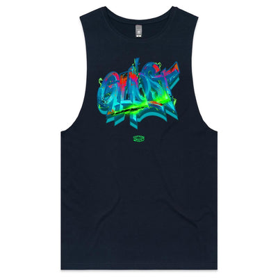 GHOST - Mens Sleeveless T-Shirt - FRONT PRINT