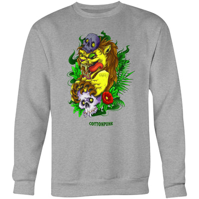 LION - Mens Sweatshirt - FRONT PRINT