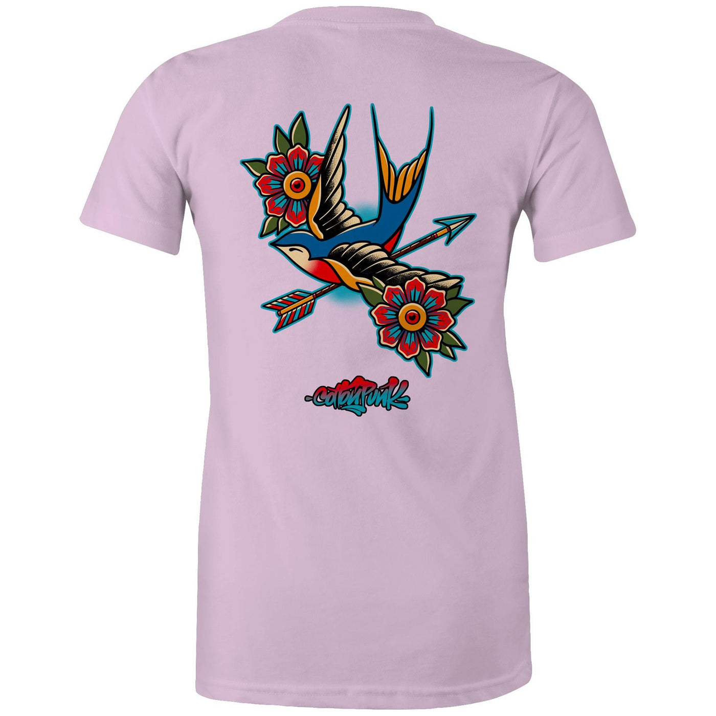 BIRD OF PREY (W) - Womens T-Shirt - BACK PRINT