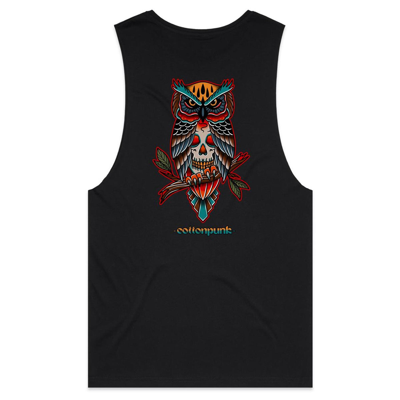 HIDEOUT - Mens Sleeveless T-Shirt - BACK PRINT