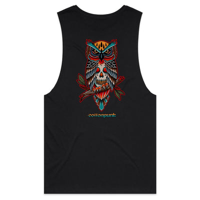 HIDEOUT - Mens Sleeveless T-Shirt - BACK PRINT