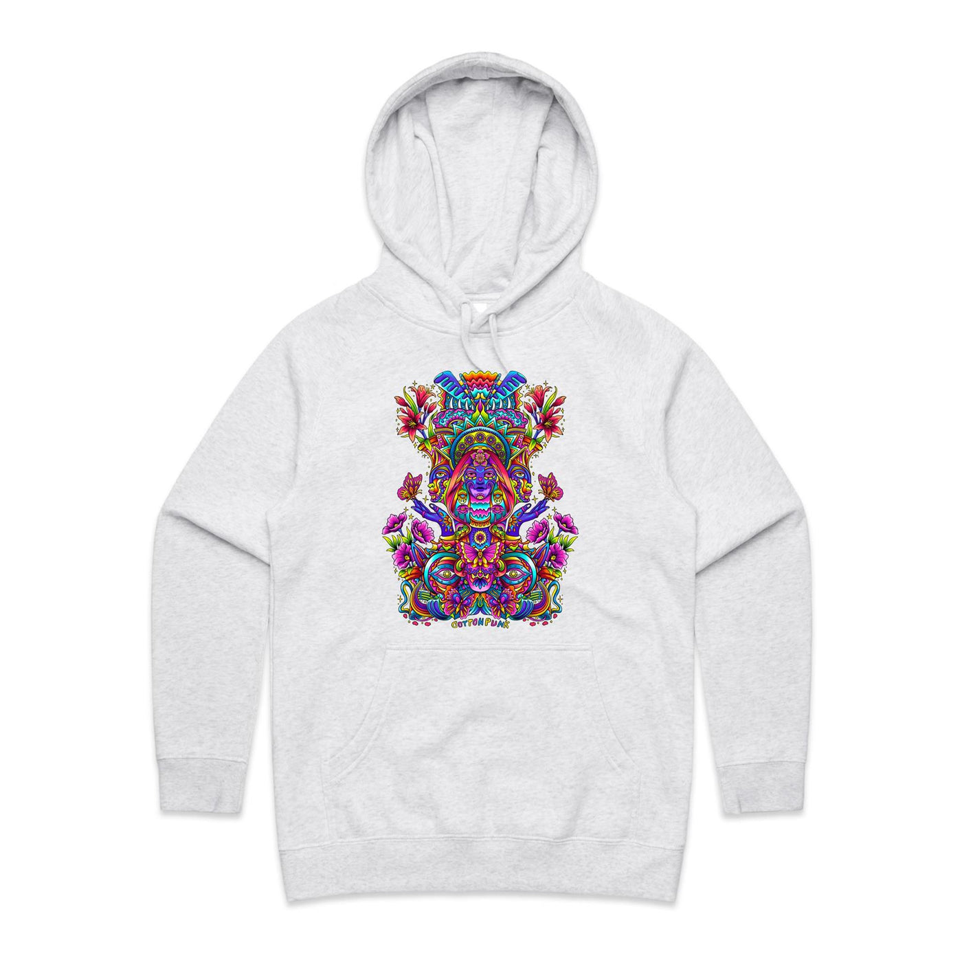 EGO TRIP - Womens Pocket Hoodie - FRONT PRINT