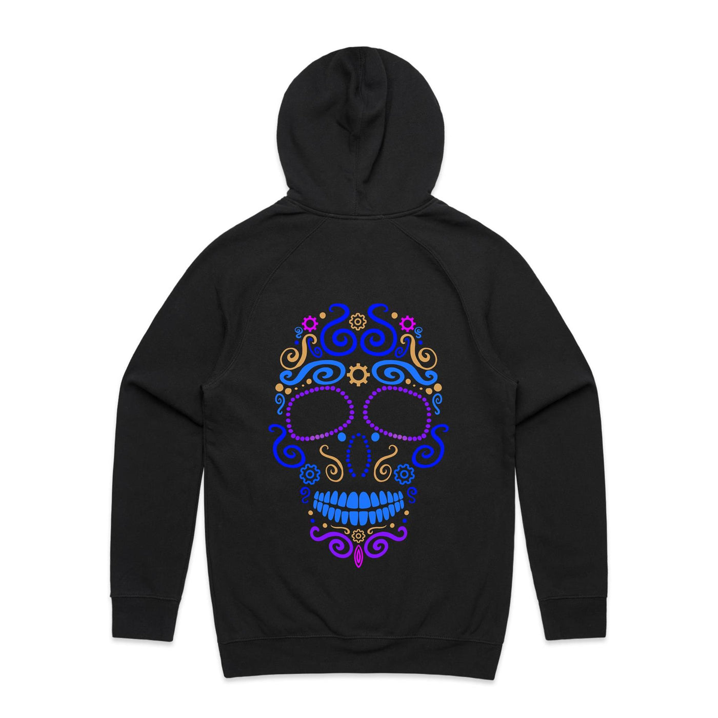 GEARS OF TIME II - Mens Pocket Hoodie - BACK PRINT