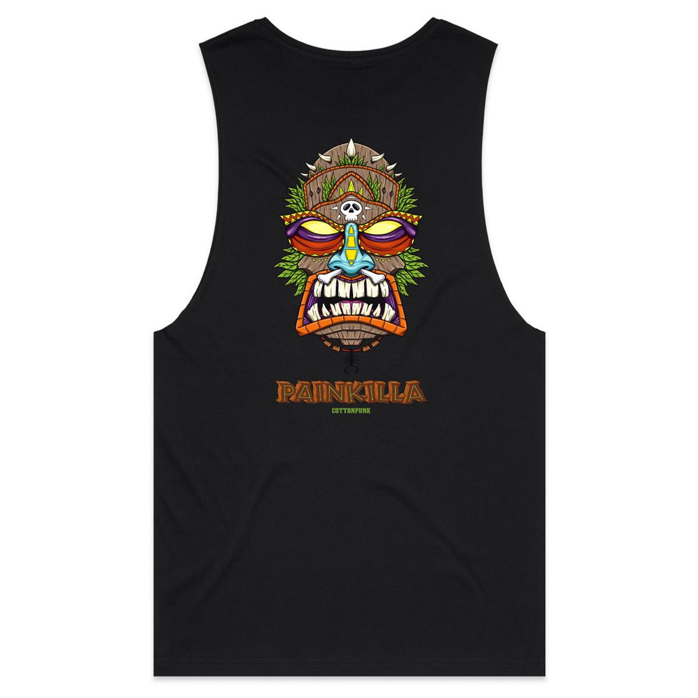 PAINKILLA - Mens Sleeveless T-Shirt - BACK PRINT