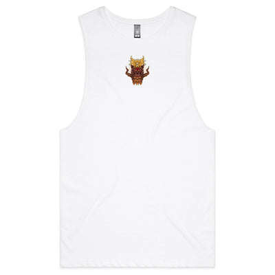 ALMOST HUMAN II - Mens Sleeveless T-Shirt - BACK PRINT