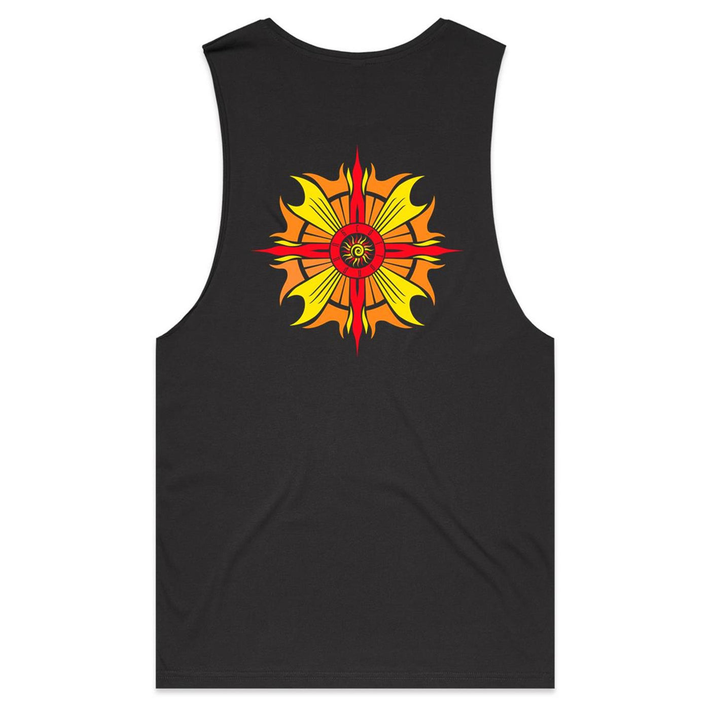 SUNDANCE II - Mens Sleeveless T-Shirt - BACK PRINT