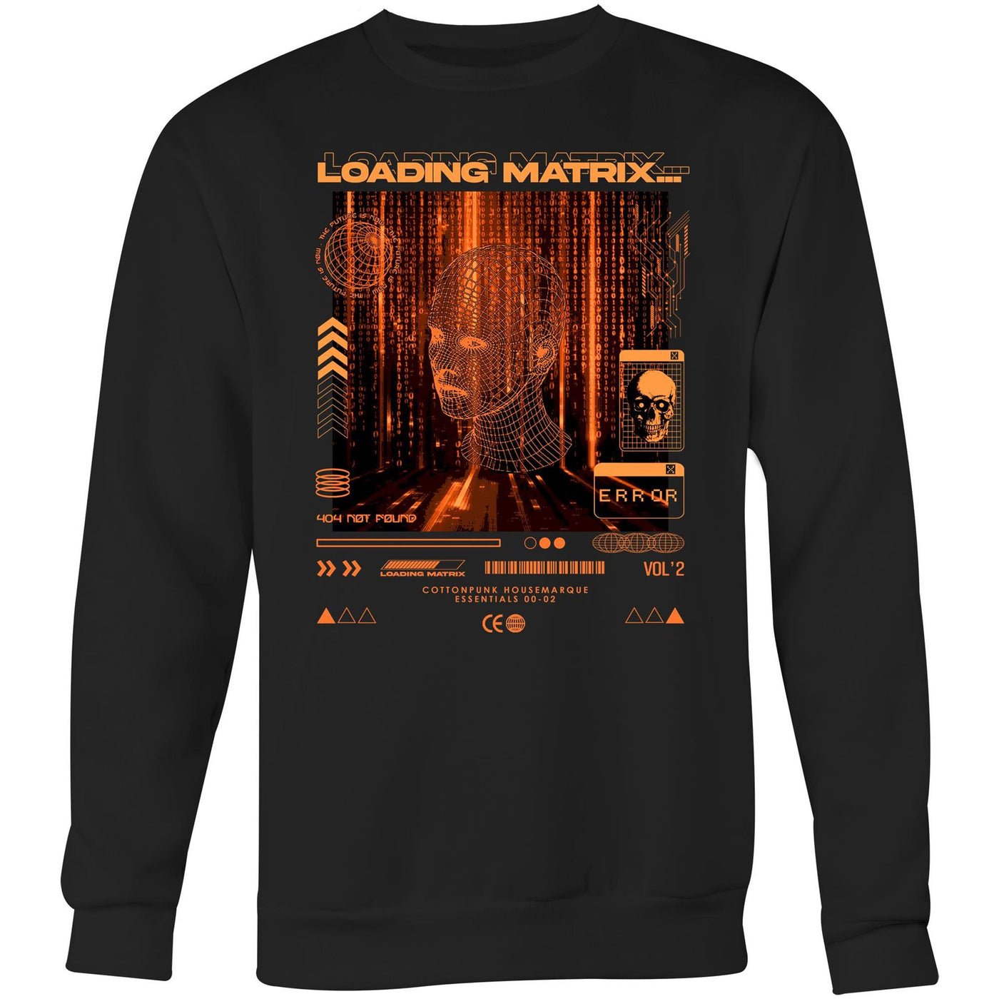 LOADING MATRIX 2 - Mens Sweatshirt - FRONT PRINT