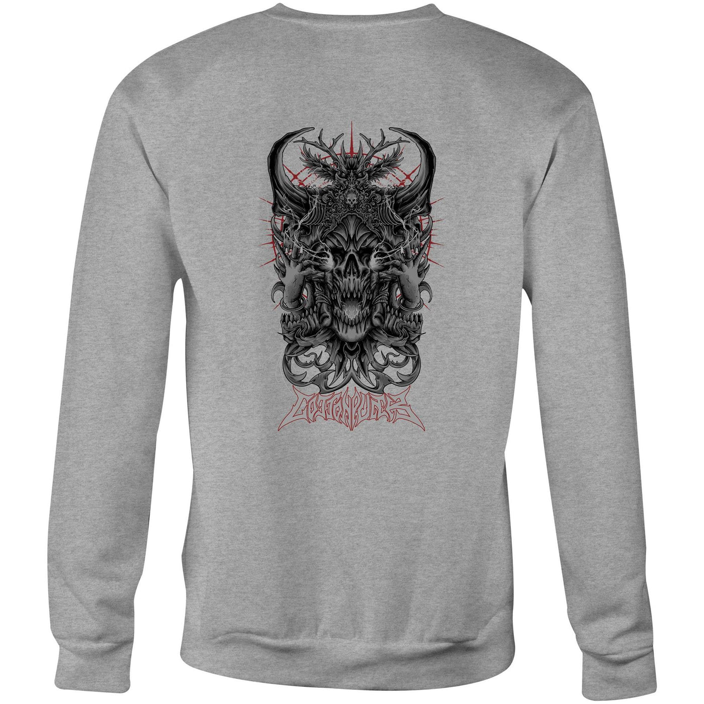 BLACK MAGIC - Mens Sweatshirt - BACK PRINT